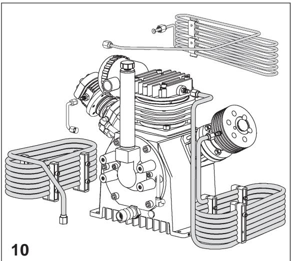 AEROTECNICA COLTRI MCH14 TECH NITROX - Tuyau de refroidissement (Fig. 10)-Compresseur à haute pression - 1