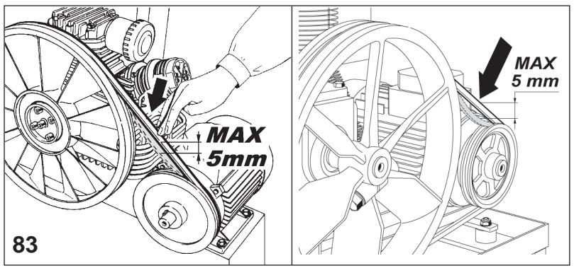 AEROTECNICA COLTRI MCH14 TECH NITROX - Contrôle de la courroie de transmission - 2