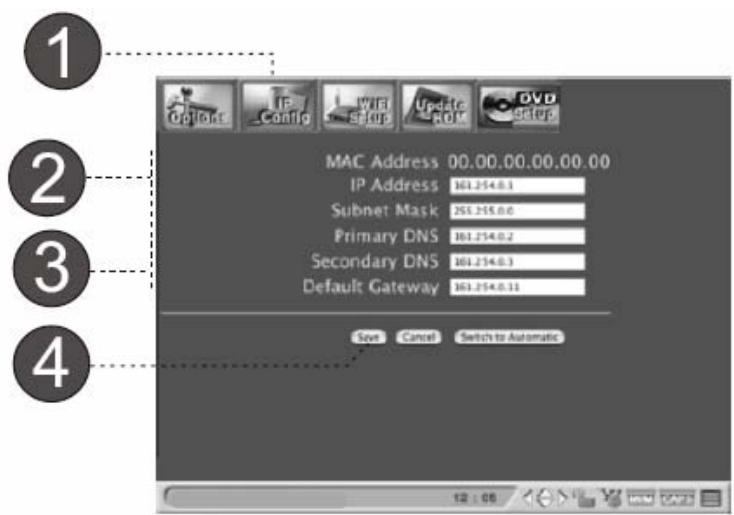 QUARTEK WHD500-V9 - Configuration des adresses IP - 1