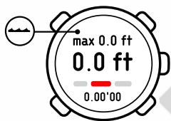 SUNNTO CORE ALU PURE WHITE MANU 06850 - Utilisation du profil profondimetre - 1