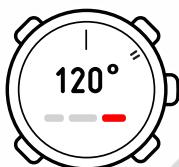 SUNNTO CORE ALU PURE WHITE MANU 06850 - Utiliser la boussole - 1