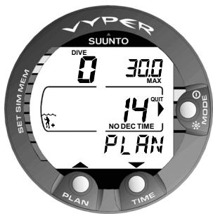 SUNNTO VYPER - Fonctions définissables par l'utilisateur et alarmes - 1