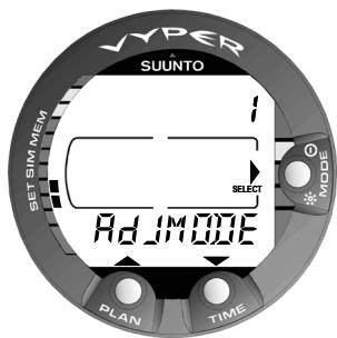 SUNNTO VYPER - NOTE! L'intervalle surface n'est affiché que lors de plongées successives. - 6