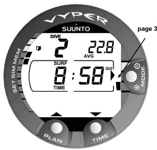 SUNNTO VYPER - Page I affichage principal (Fig. 4.7.) - 3