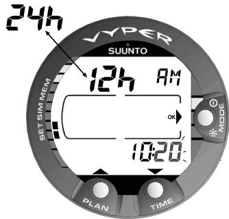 SUNNTO VYPER - Réglages de la date [2 AdJ DATE] - 3