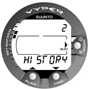 SUNNTO VYPER - MEMOIRE PROFIL DE PLONGEE [PROF] - 4