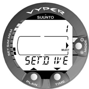 SUNNTO VYPER - NOTE! L'intervalle surface n'est affiché que lors de plongées successives. - 5