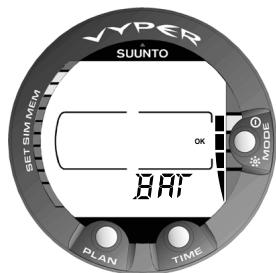SUNNTO VYPER - Passage en mode Plongée et vérifications - 2