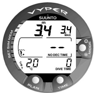 SUNNTO VYPER - Indicateur de niveau desaturation (CBT) - 1