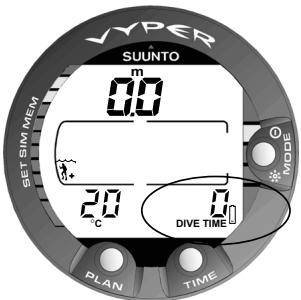 SUNNTO VYPER - Passage en mode Plongée et vérifications - 8