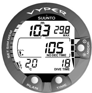 SUNNTO VYPER - Indicateur de niveau desaturation (CBT) - 6