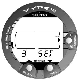 SUNNTO VYPER - NOTE! L'intervalle surface n'est affiché que lors de plongées successives. - 4