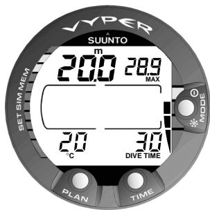 SUNNTO VYPER - UTILISATION PROFONDIMETRE - 1