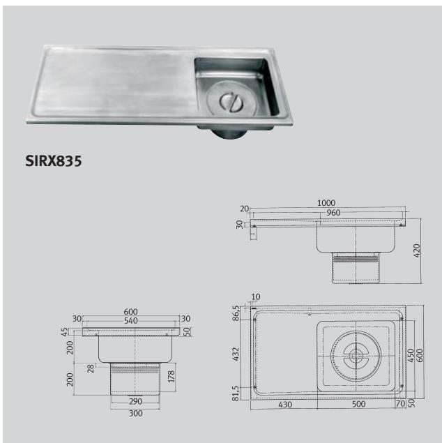 FRANKE SIRIUS  - BROCHURE - Bacs de lavage, déversoirs et lave-bottes SIRIUS - 1