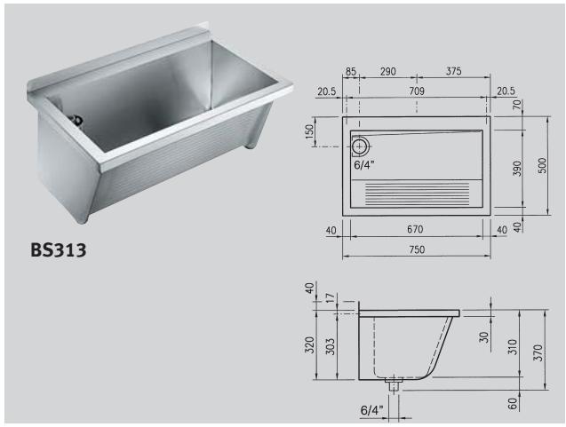 FRANKE SIRIUS  - BROCHURE - Bac à lessive en acier F17 - 1