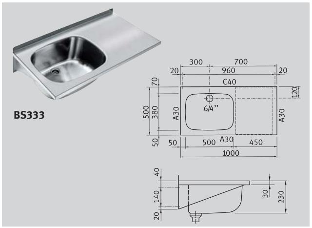 FRANKE SIRIUS  - BROCHURE - Bac de lavage - 1