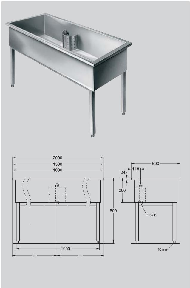 FRANKE SIRIUS  - BROCHURE - Bacs de lavage, déversoirs et lave-bottes SIRIUS - 1