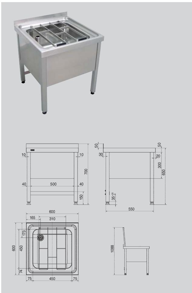 FRANKE SIRIUS  - BROCHURE - Bacs de lavage, déversoirs et lave-bottes SIRIUS - 1