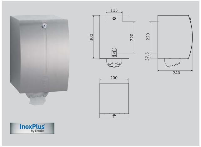 FRANKE STRATOS  - BROCHURE - Distributeur électronique de serviettes en papier - 1