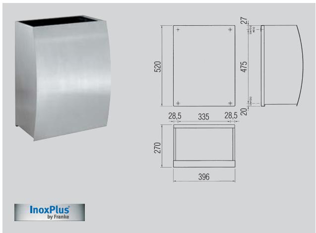 FRANKE STRATOS  - BROCHURE - Poubelle 34 litres - 1