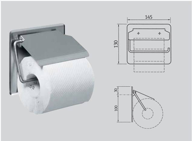 FRANKE STRATOS  - BROCHURE - Double distributeur de papier toilette - 1