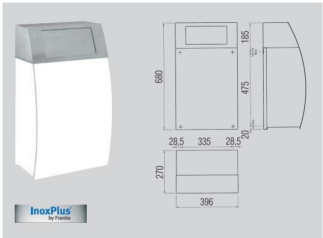 FRANKE STRATOS  - BROCHURE - Poubelle 45 litres - 1