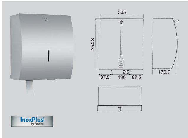 FRANKE STRATOS  - BROCHURE - Distributeur de sachets hygieniques en papier - 1
