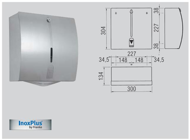 FRANKE STRATOS  - BROCHURE - Combi distributeur serviettes - savon - 1
