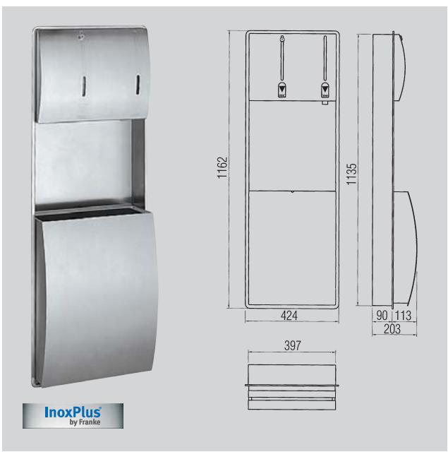 FRANKE STRATOS  - BROCHURE - Poubelle encastrée 22 litres - 1