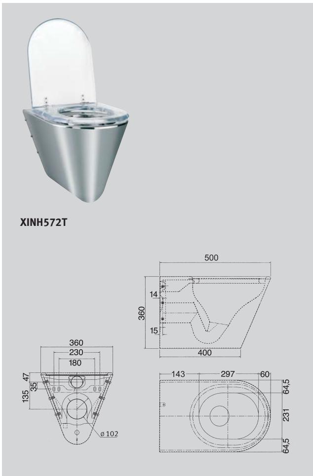 FRANKE XINOX - BROCHURE - Séparateur d'urinoir "wing - 1