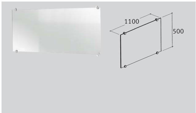 FRANKE XINOX - BROCHURE - Miroir en cristal "glance 85 - 1