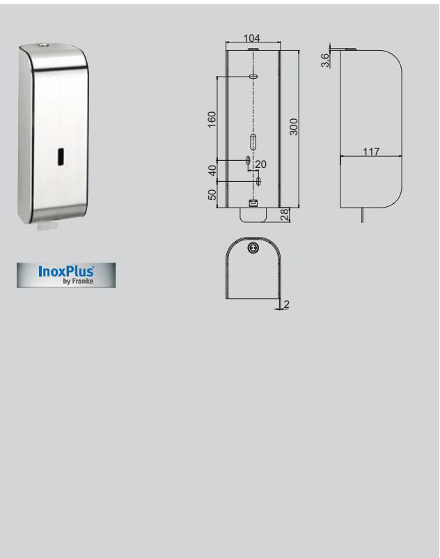 FRANKE XINOX - BROCHURE - Distributeur de savon crème "mr c. proper - 1