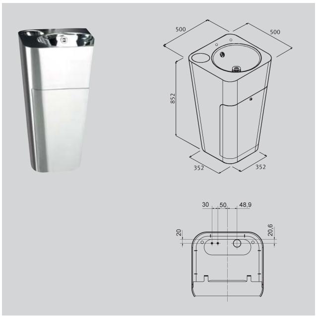FRANKE XINOX - BROCHURE - Table à langer "hop up - 1
