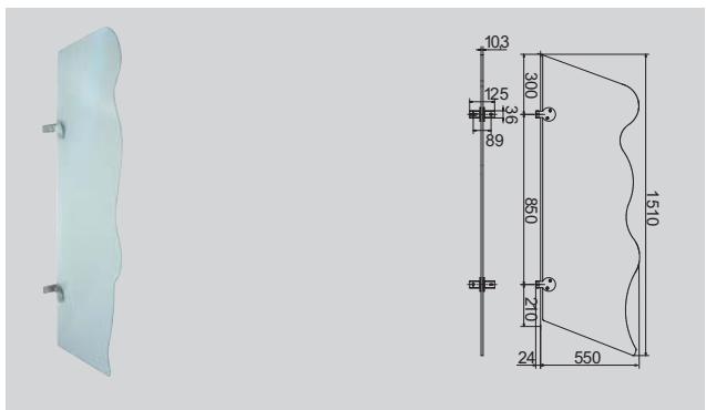 FRANKE XINOX - BROCHURE - Miroir en cristal "glance 110 - 1