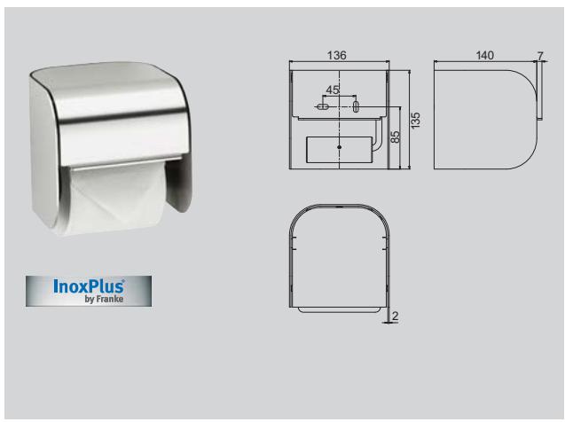 FRANKE XINOX - BROCHURE - Distributeur de serviettes en papier "miss one - 1