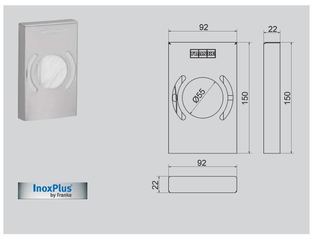 FRANKE XINOX - BROCHURE - Ensemble poubelle et cendrier à poser "milestone - 1