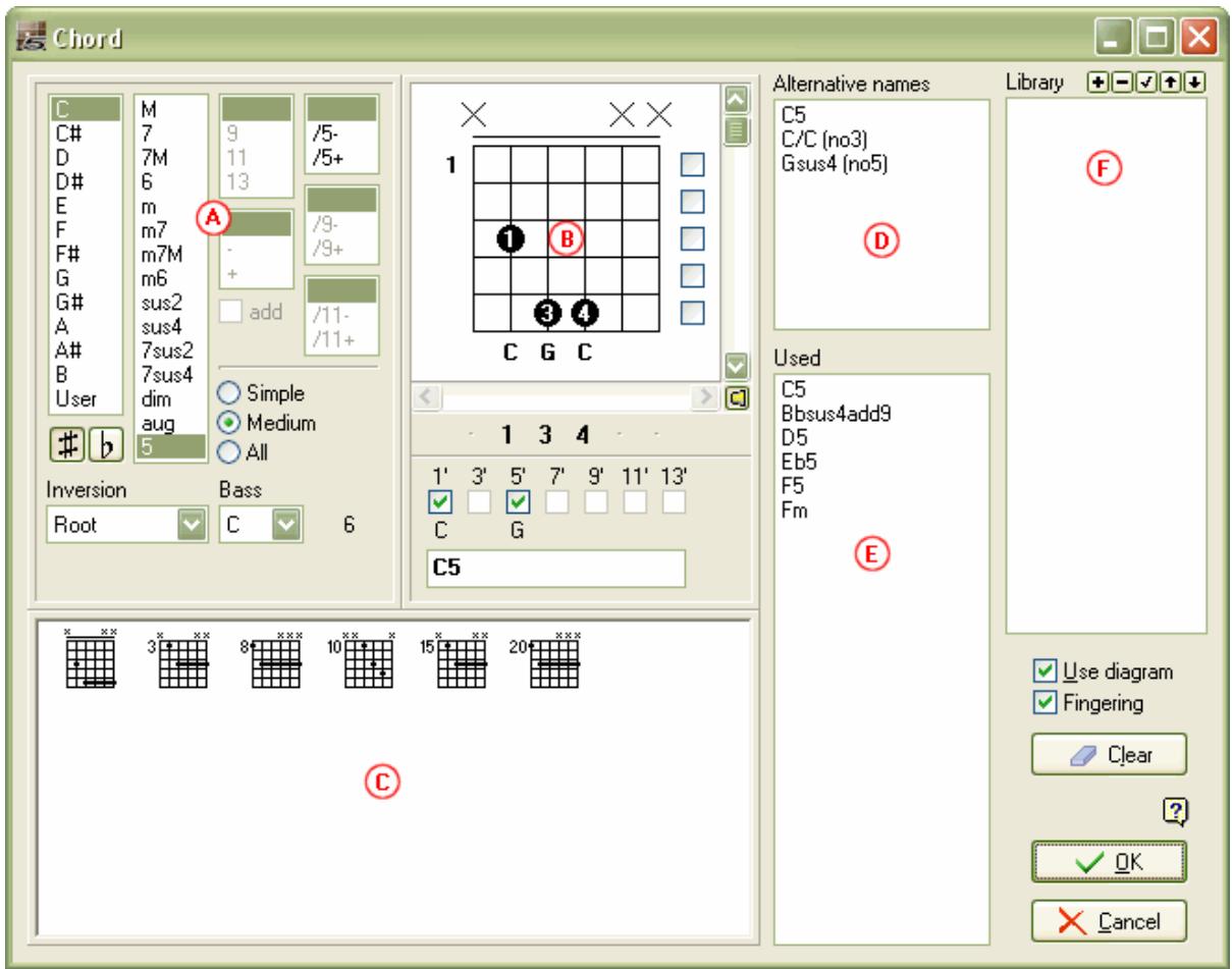 AROBAS MUSIC GUITAR PRO 5 - The Chord Diagram Tool - 1