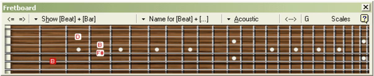 AROBAS MUSIC GUITAR PRO 5 - The Fretboard - 1