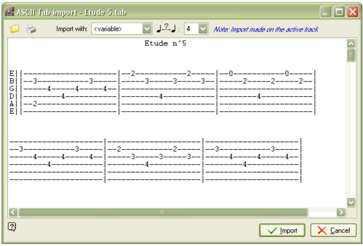 AROBAS MUSIC GUITAR PRO 5 - ASCII Import - 2