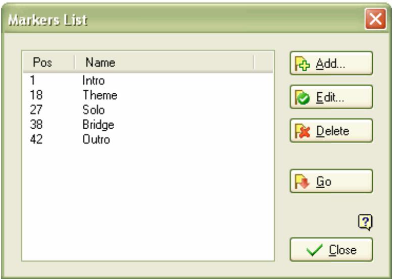 AROBAS MUSIC GUITAR PRO 5 - Add Markers - 2