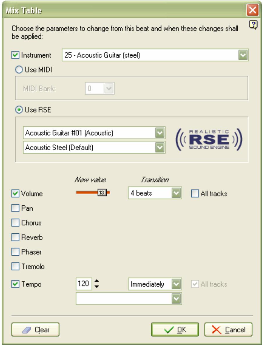 AROBAS MUSIC GUITAR PRO 5 - Insert Parameter Changes - 1