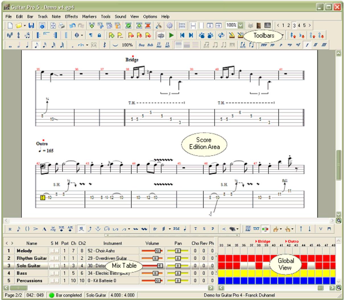 AROBAS MUSIC GUITAR PRO 5 - Main Screen - 1