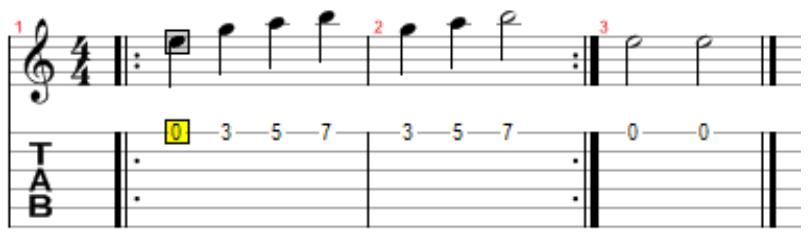 AROBAS MUSIC GUITAR PRO 5 - Repeats, Alternate Endings and Musical Directions: - 1