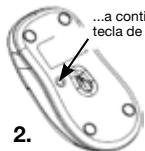 DICOTA STOW - Establecer la connexion entre el raton y el receptor de RF - 2