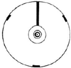 CELESTRON POWERSEEKER 76AZ - Vistas de la colimación del telescopo singletono a工程技术 del mecanismo de enfoque al utiliser la tapa de colimación - 3