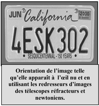 CELESTRON POWERSEEKER 76AZ - Orientation de l'image - 1