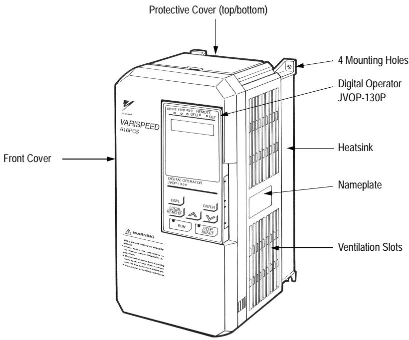 YASKAWA VS-616PC5 - Identifying the Parts - 1