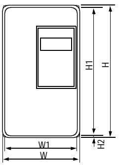 YASKAWA VS-616PC5 - Dimensions/Heat Loss - 1