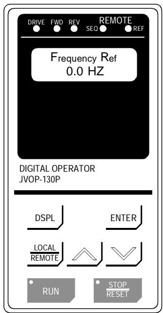 YASKAWA VS-616PC5 - Digital Operator Display at Power-Up (JVOP-130P) - 1