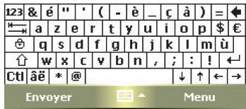 SFR V1605 - Clavier virtuel - 1